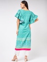 Jaipur Haat Flared Sleeve Placement Kurta