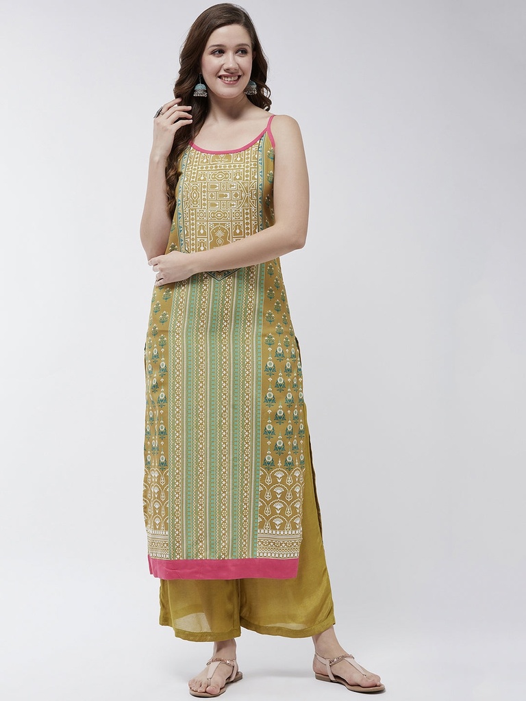 Strappy placement Jaipur Haat Kurta