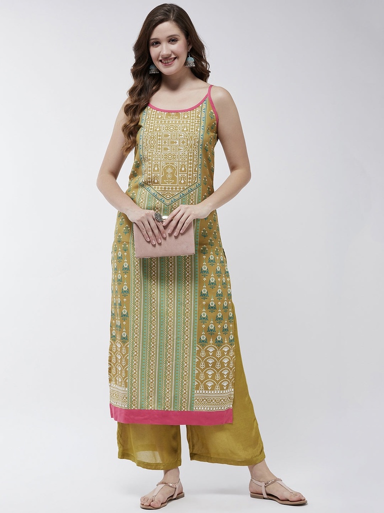 Strappy placement Jaipur Haat Kurta