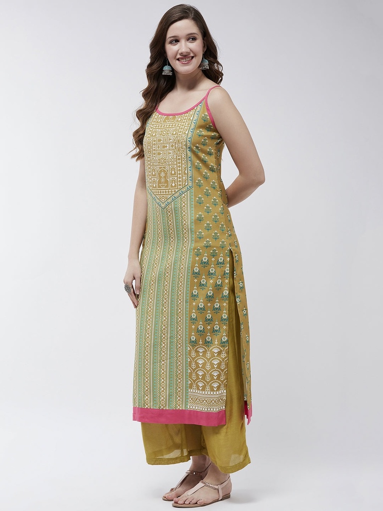 Strappy placement Jaipur Haat Kurta