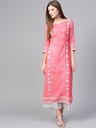Lotus Inspired Printed Kurta