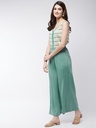 Pastel Paradise Sleeveless V-Neck Jumpsuit