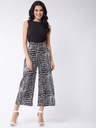 Jungle Safari Sheer Yoke Sleeveless Jumpsuit