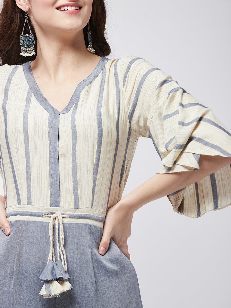 Pastel Dream Bell Sleeve Dori Jumpsuit