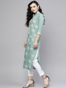Green Lotus Chambray Kurta