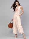 Embroidered Elegance Allover Printed Jumpsuit