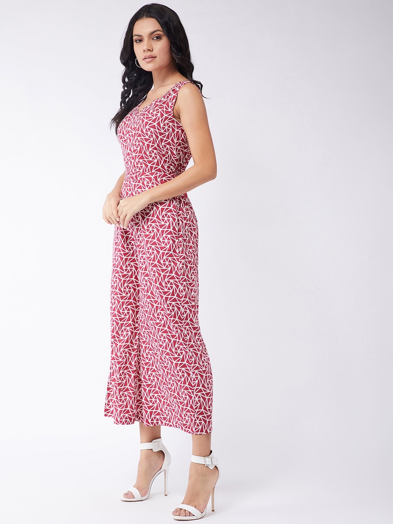 Safari Adventure Printed Sleeveless Jumpsuit