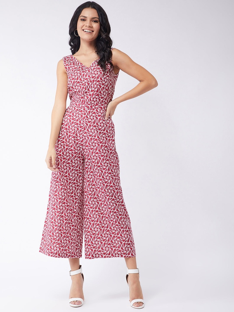 Safari Adventure Printed Sleeveless Jumpsuit