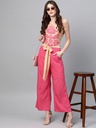 Yoke Charm Printed Jumpsuit