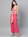Yoke Charm Printed Jumpsuit
