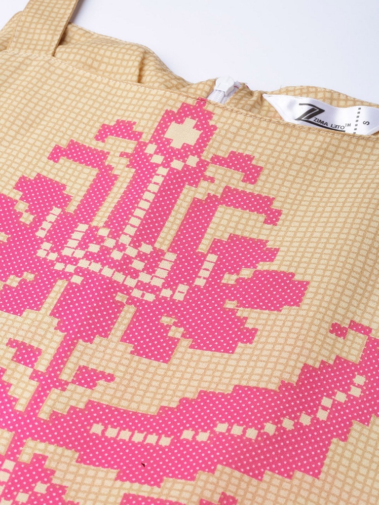 Yoke Charm Printed Jumpsuit
