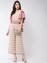 Pastel Stripe Ruffle Top & Pants