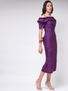 Shoulder Detailed Fitted Dress