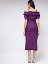 Shoulder Detailed Fitted Dress