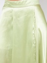 Flared Skirt Set with Stylish Crop Top