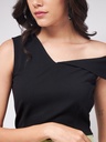 Flared Skirt Set with Stylish Crop Top