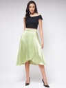 Flared Skirt Set with Stylish Crop Top