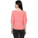 Stylish Top with Petal Opening