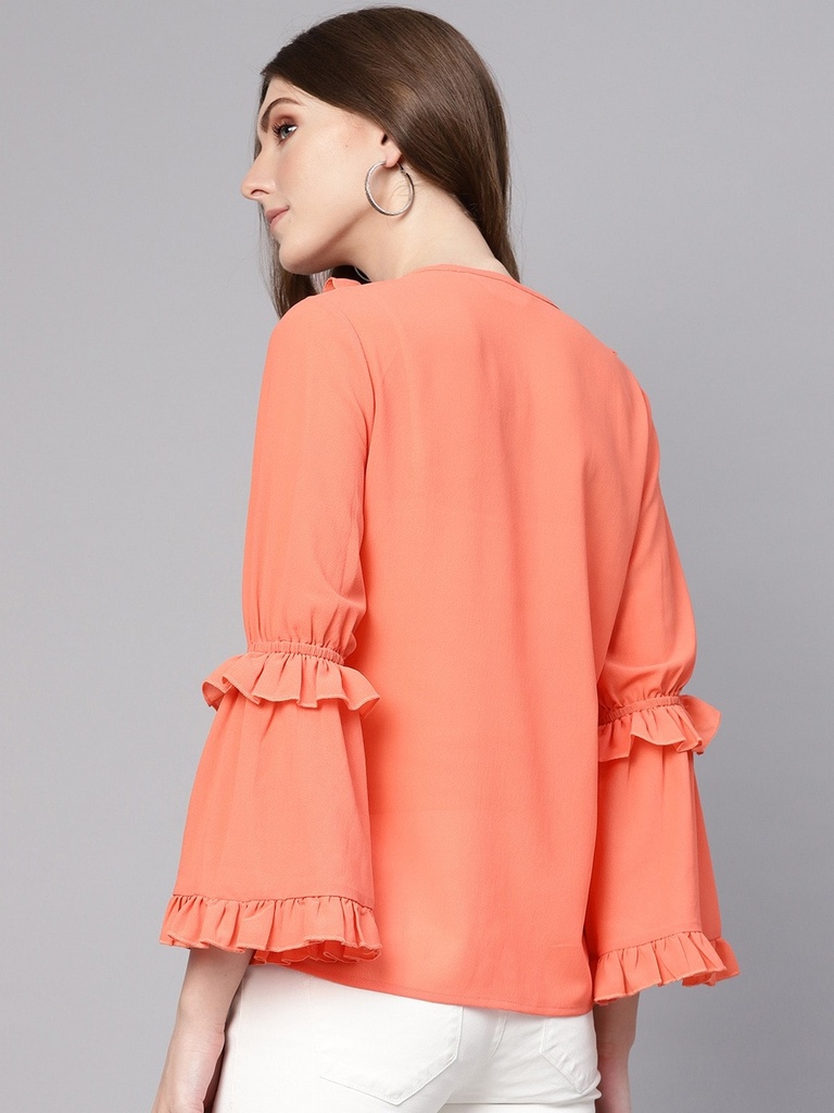 Top with Linear Frill