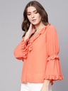 Top with Linear Frill