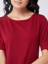 Tie-Up Sleeve Solid Top