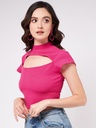 Front Cut-Out Crop Top