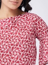 Jungle Safari Flared Sleeves Crop Top