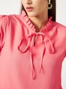 Neck Ruffle Top