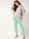 Loose Fit Floral Shirt Top