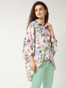 Loose Fit Floral Shirt Top