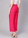 Flamingo Pink Solid Palazzo