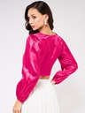 Satin Sweetheart Neck Top