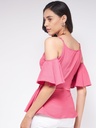 Overlap Cold-Shoulder Top