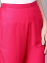 Flamingo Pink Solid Palazzo