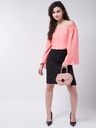 Coral Off-Shoulder Top