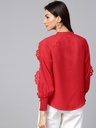 Laser Cut Sleeve Top