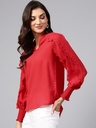 Laser Cut Sleeve Top