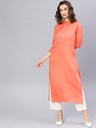 Straight Fit Princess Embroidery Kurta