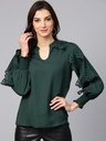 Laser Cut Sleeve Top