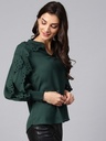 Laser Cut Sleeve Top