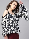 Abstract Print Top for Women