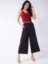 Red Strappy Bralette Crop Top