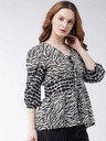 Jungle Safari Buttoned Top