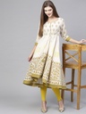 Asymmetric Flared Printed Hem Kurta