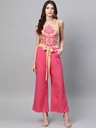 Yoke Charm Printed Jumpsuit