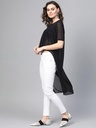 Black Cape Top for Women