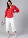 Laser Cut Sleeve Top