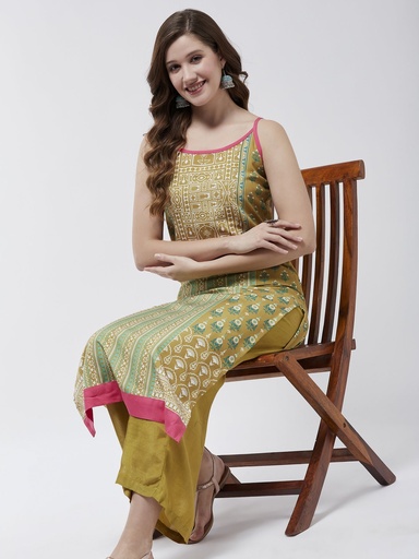 Strappy placement Jaipur Haat Kurta
