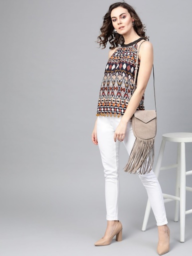Tassel Top Mustard Ikat