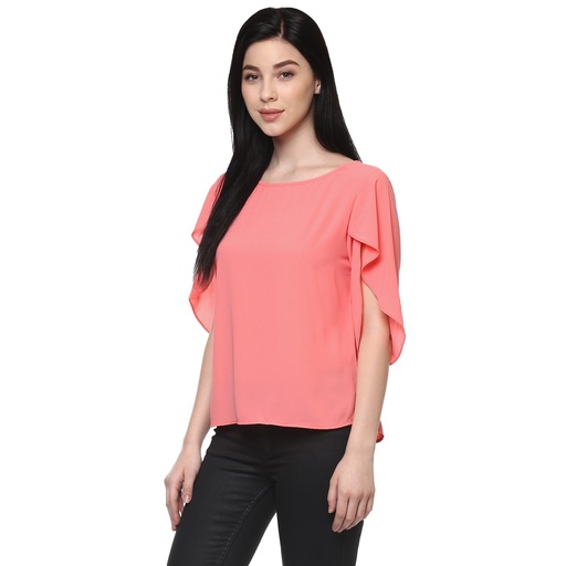 Stylish Top with Petal Opening